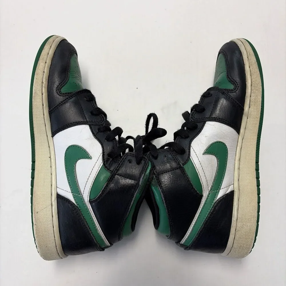 Size 5.5- Air Jordan 1 Mid Pine Green